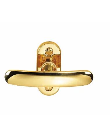 Wagram model bright brass window espagnolette