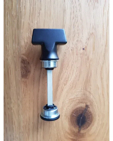 VERUM slim door rose for WC (Atlanta model) - design handle