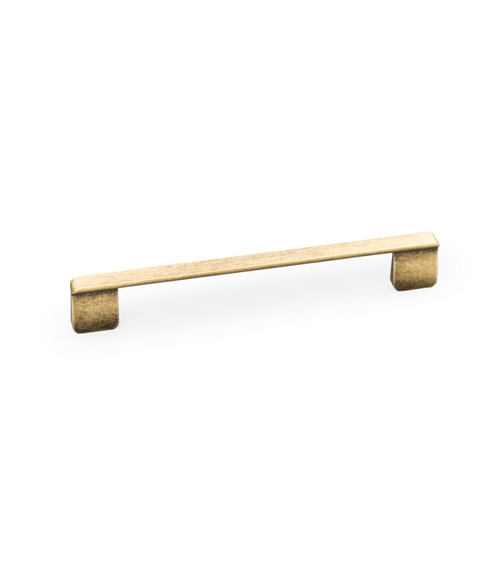 Patinated brass furniture handle ORDO designer handle