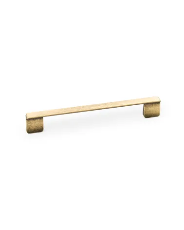 Patinated brass furniture handle ORDO designer handle