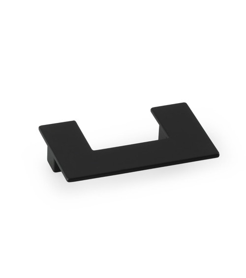 Matt black furniture handle SOLEA designer handle