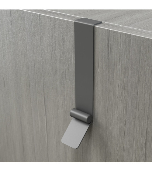 TORN anthracite/matt black furniture handle design handle