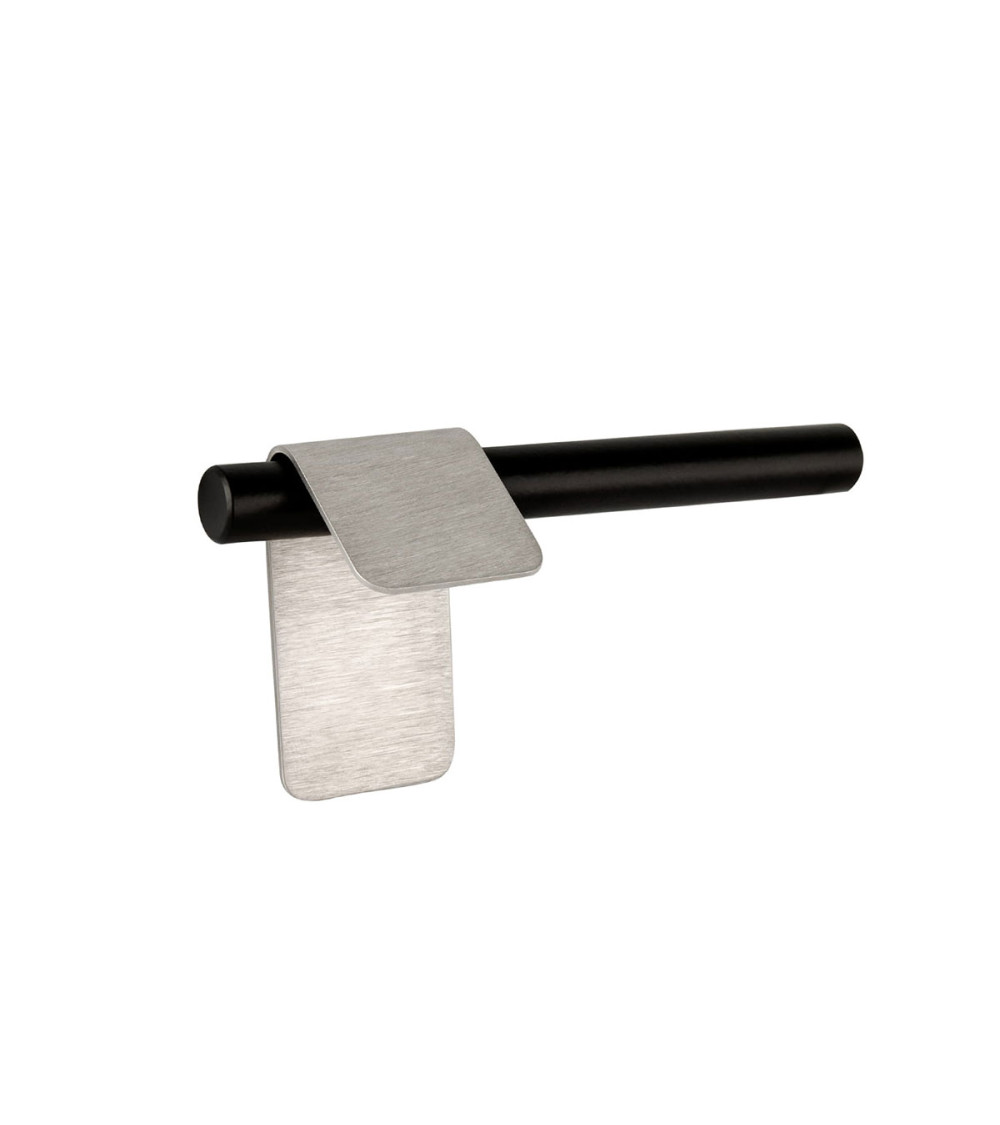 TORN-3 stainless steel/matt black furniture handle design handle