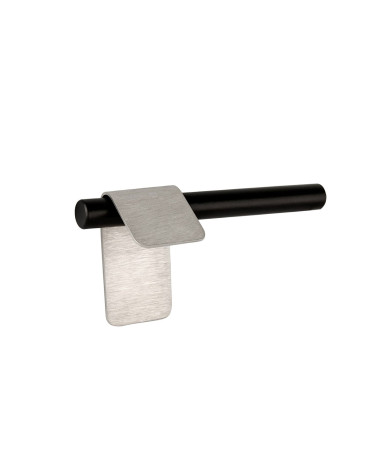 TORN-3 stainless steel/matt black furniture handle design handle