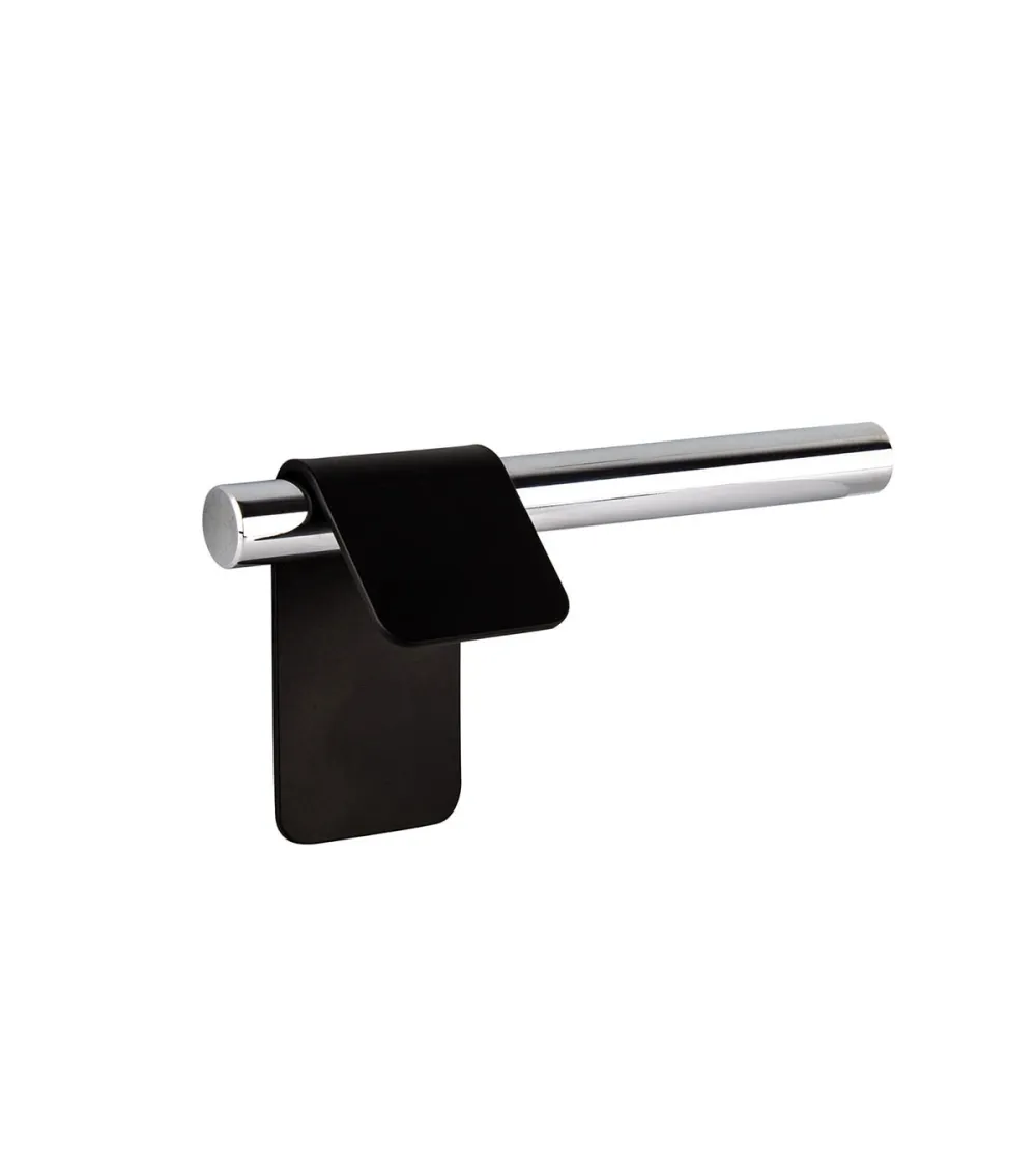 Matt black/bright chrome furniture handle TORN-3 designer handle