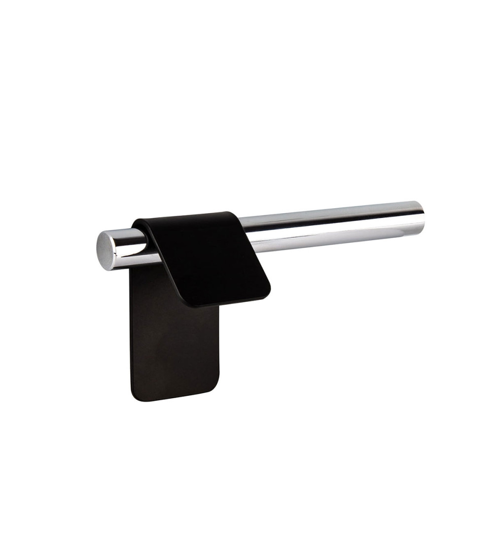 Matt black/bright chrome furniture handle TORN-3 designer handle