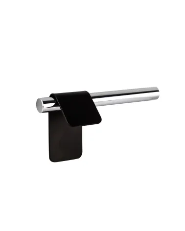Matt black/bright chrome furniture handle TORN-3 designer handle