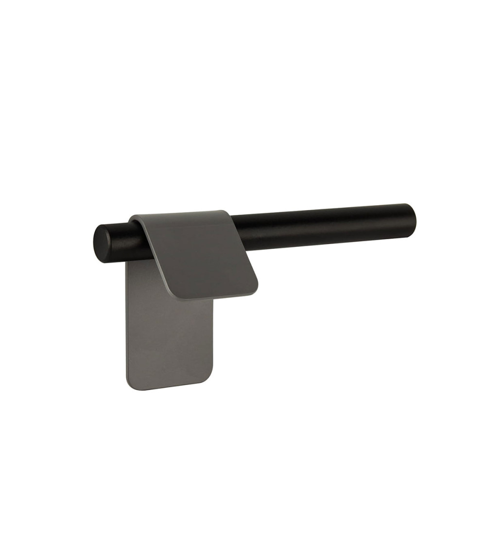 Anthracite/matt black furniture handle TORN-3 designer handle