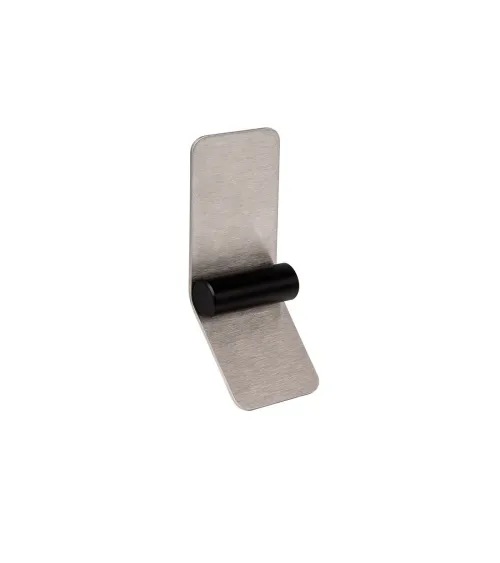 Stainless steel/matt black furniture handle TORN-2 designer handle