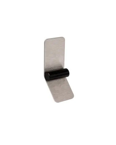 Stainless steel/matt black furniture handle TORN-2 designer handle