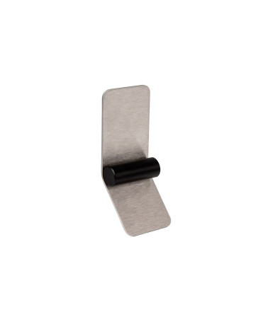 Stainless steel/matt black furniture handle TORN-2 designer handle