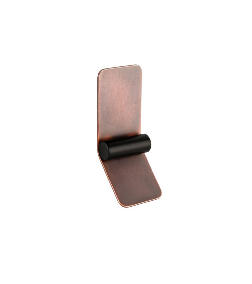Antique copper/matt black furniture handle TORN-2 designer handle
