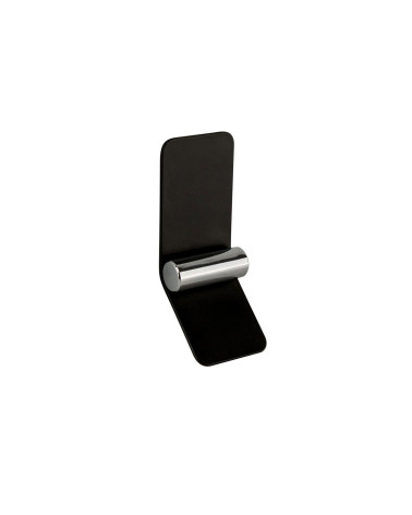 Matt black/bright chrome furniture handle TORN-2 designer handle
