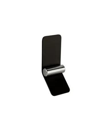 Matt black/bright chrome furniture handle TORN-2 designer handle
