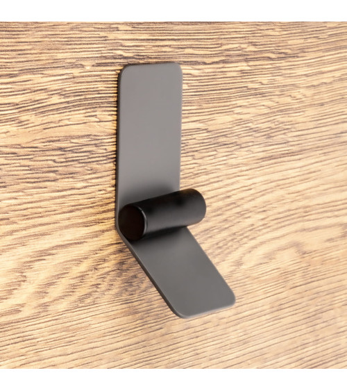 Anthracite/matt black furniture handle TORN-2 designer handle