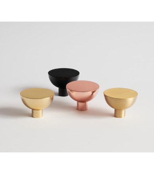 LUNA M black furniture knob designer handle