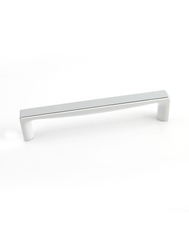TWIX bright chrome/glossy white furniture handle design handle