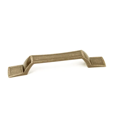 ZEUS patinated brass furniture handle designer handle