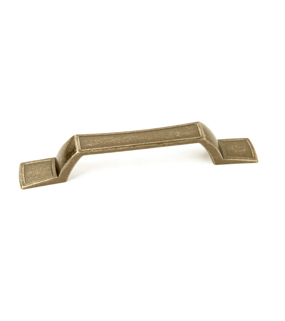 ZEUS patinated brass furniture handle designer handle