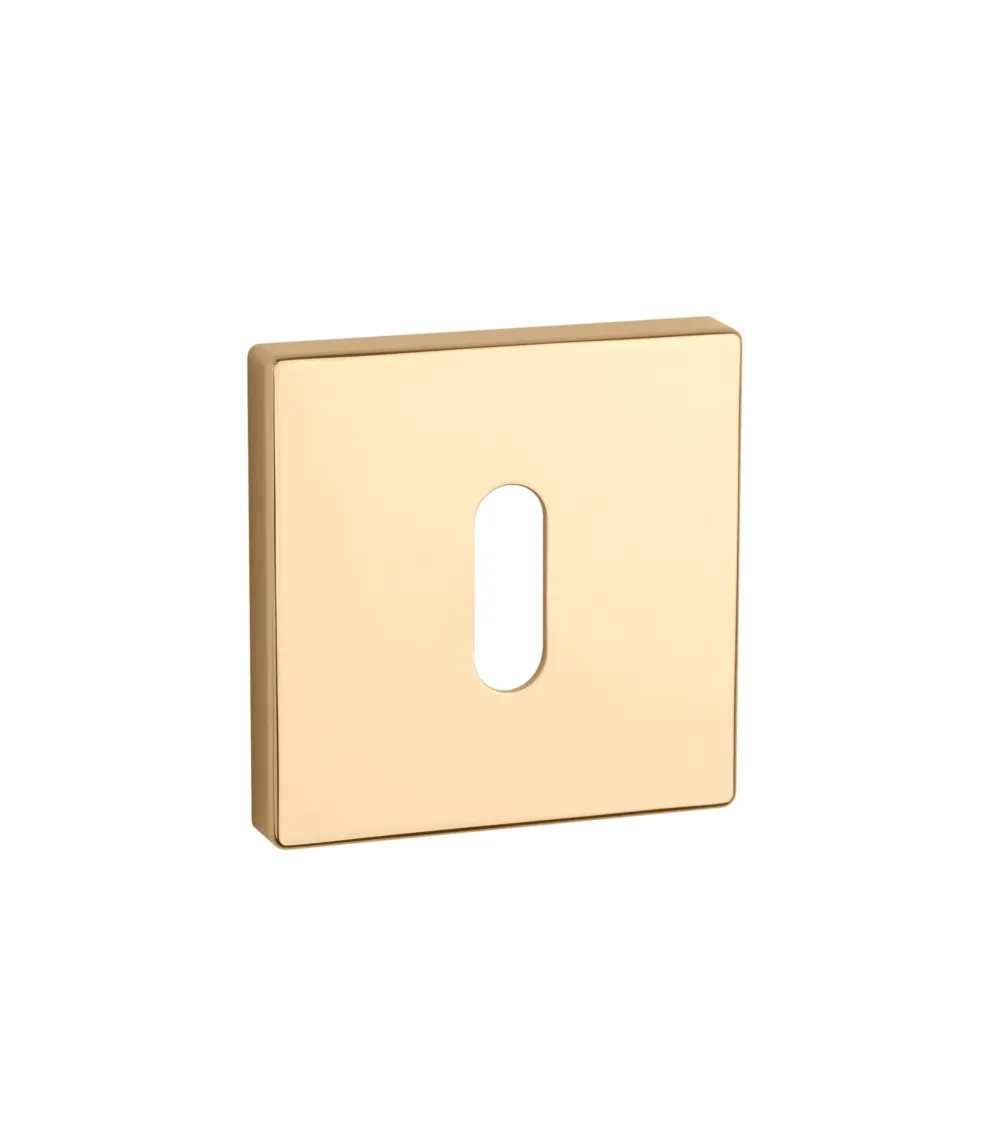 OB bedroom key square escutcheon designer hardware