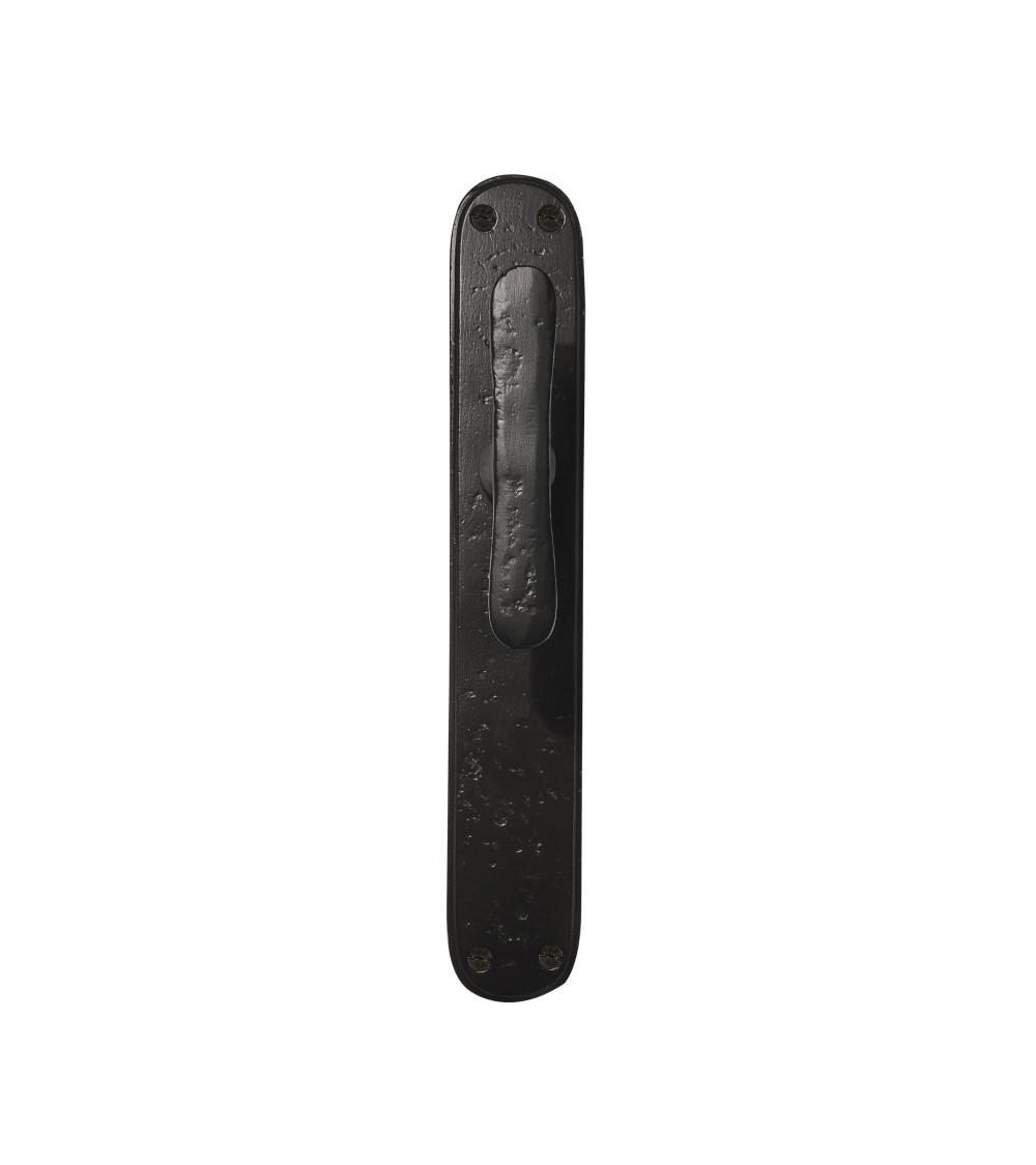 Retro door handle on original longitudinal backplate PHTT 40 - designer ironmongery
