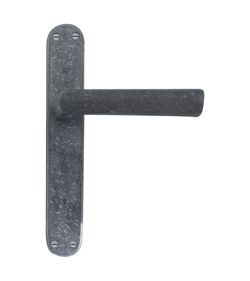 Classic bronze handle on backplate P1930/P40 - designer handle