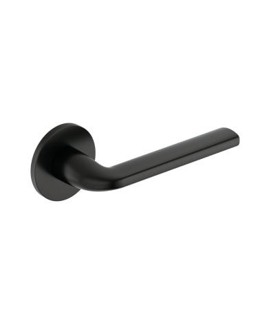Black Scandi Slim Door Handle Designer Hardware