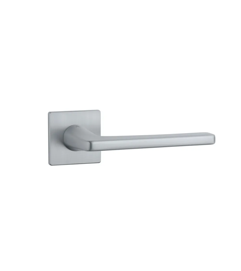 Satin chrome SETIA door handle design handle