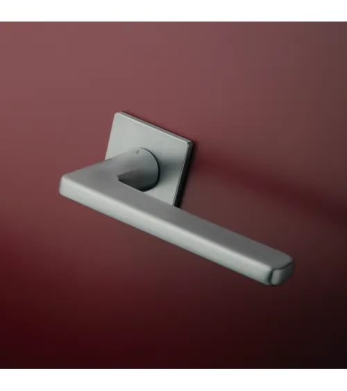 Satin chrome SETIA door handle design handle