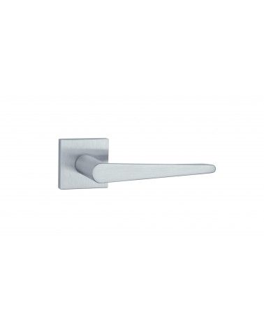 Satin chrome ARNICA door handle designer handle