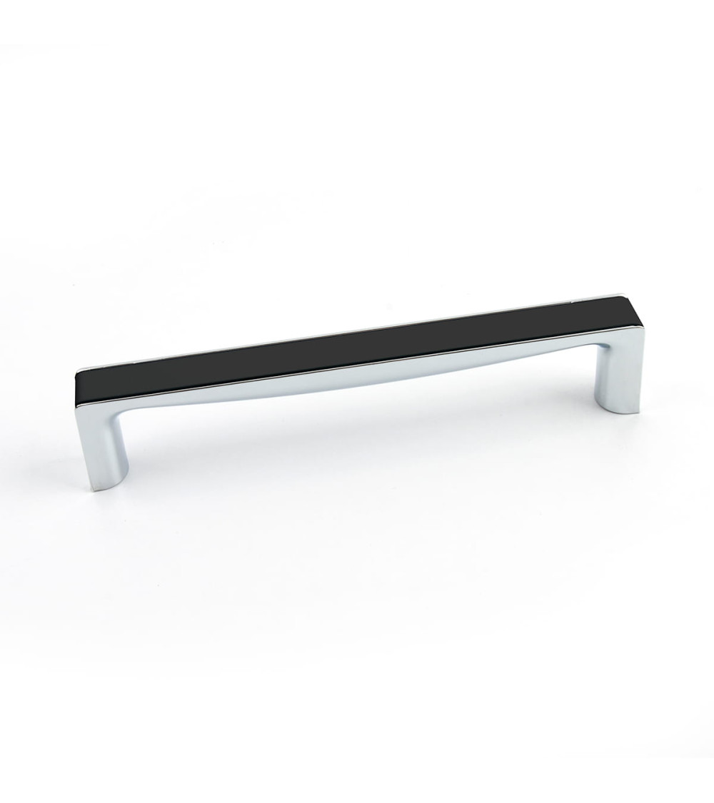 TWIX glossy black/glossy chrome furniture handle design handle