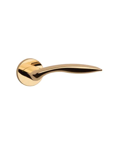 ROBINE polished gold door handle design handle