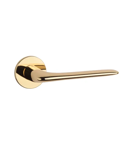 VIOLA door handle polished gold design handle
