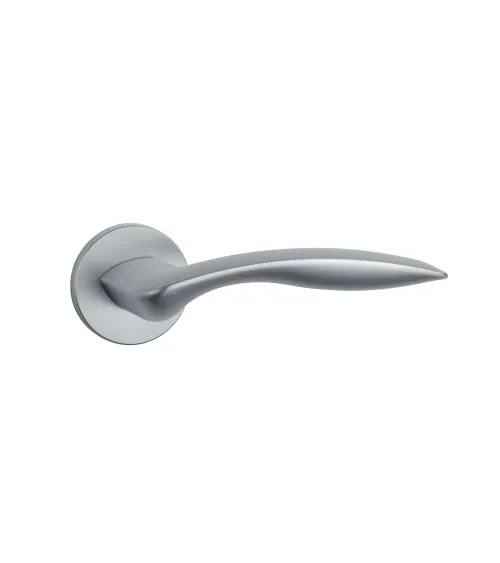 ROBINE satin chrome door handle designer hardware