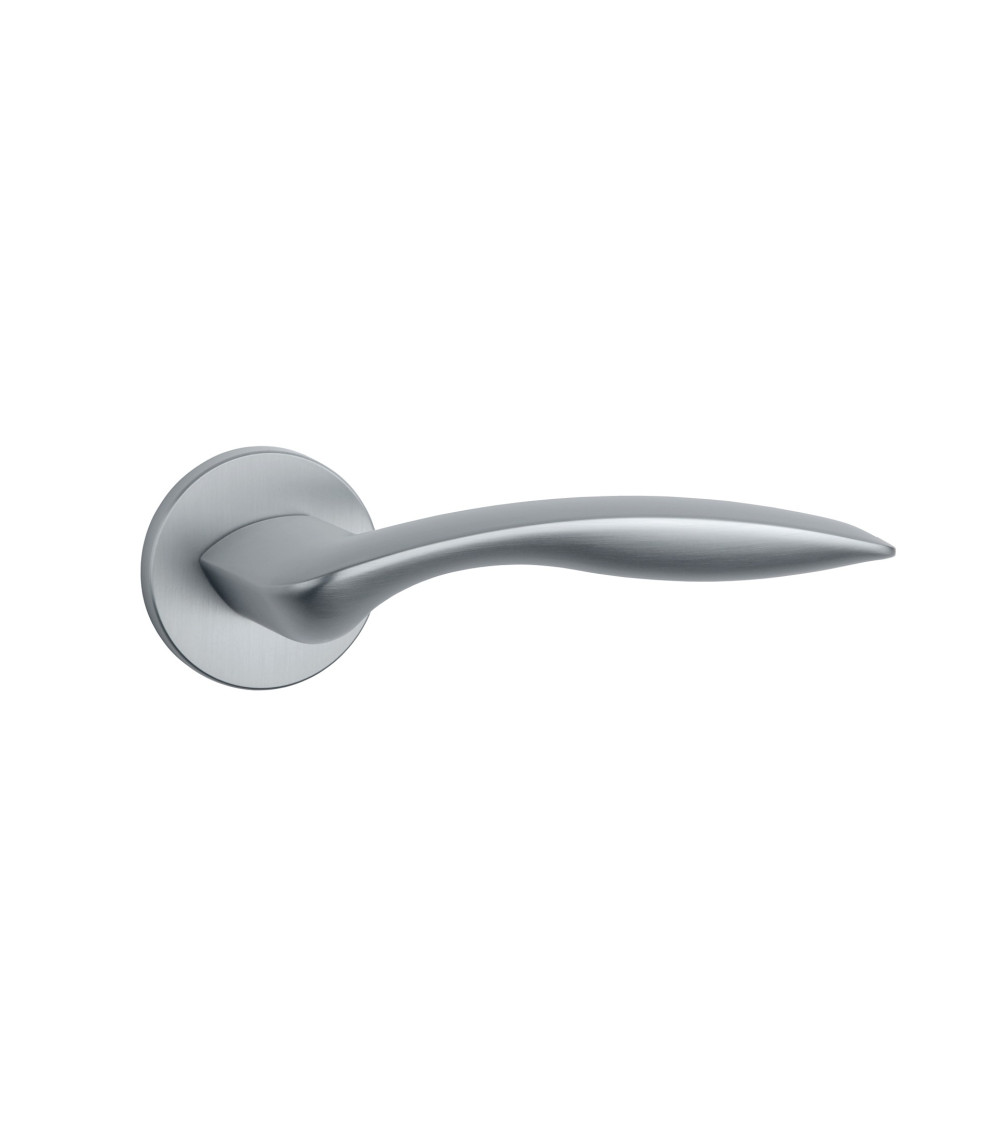 ROBINE satin chrome door handle designer hardware