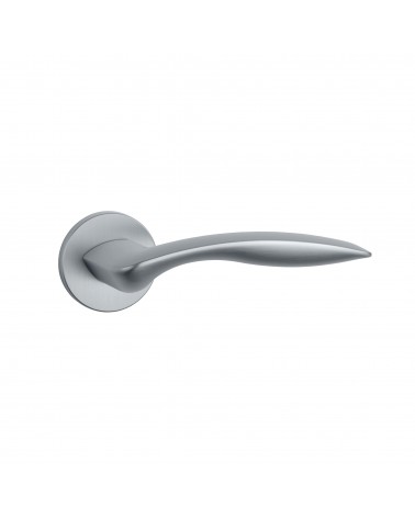 ROBINE satin chrome door handle designer hardware