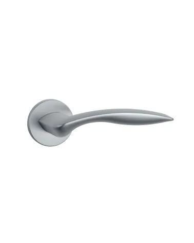 ROBINE satin chrome door handle designer hardware