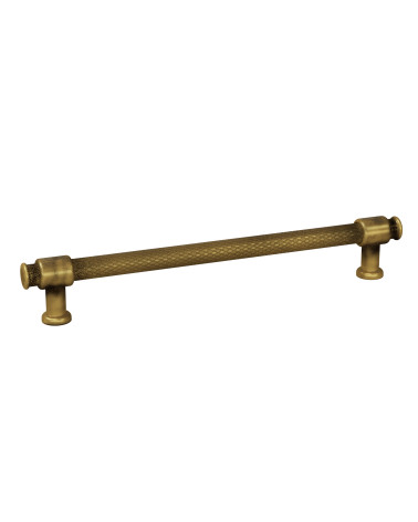 Patina on brass furniture handle GALIUM designer handle