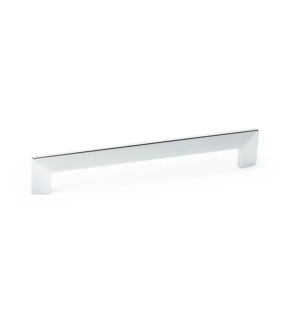 Polished chrome furniture handle HOUSE design handle