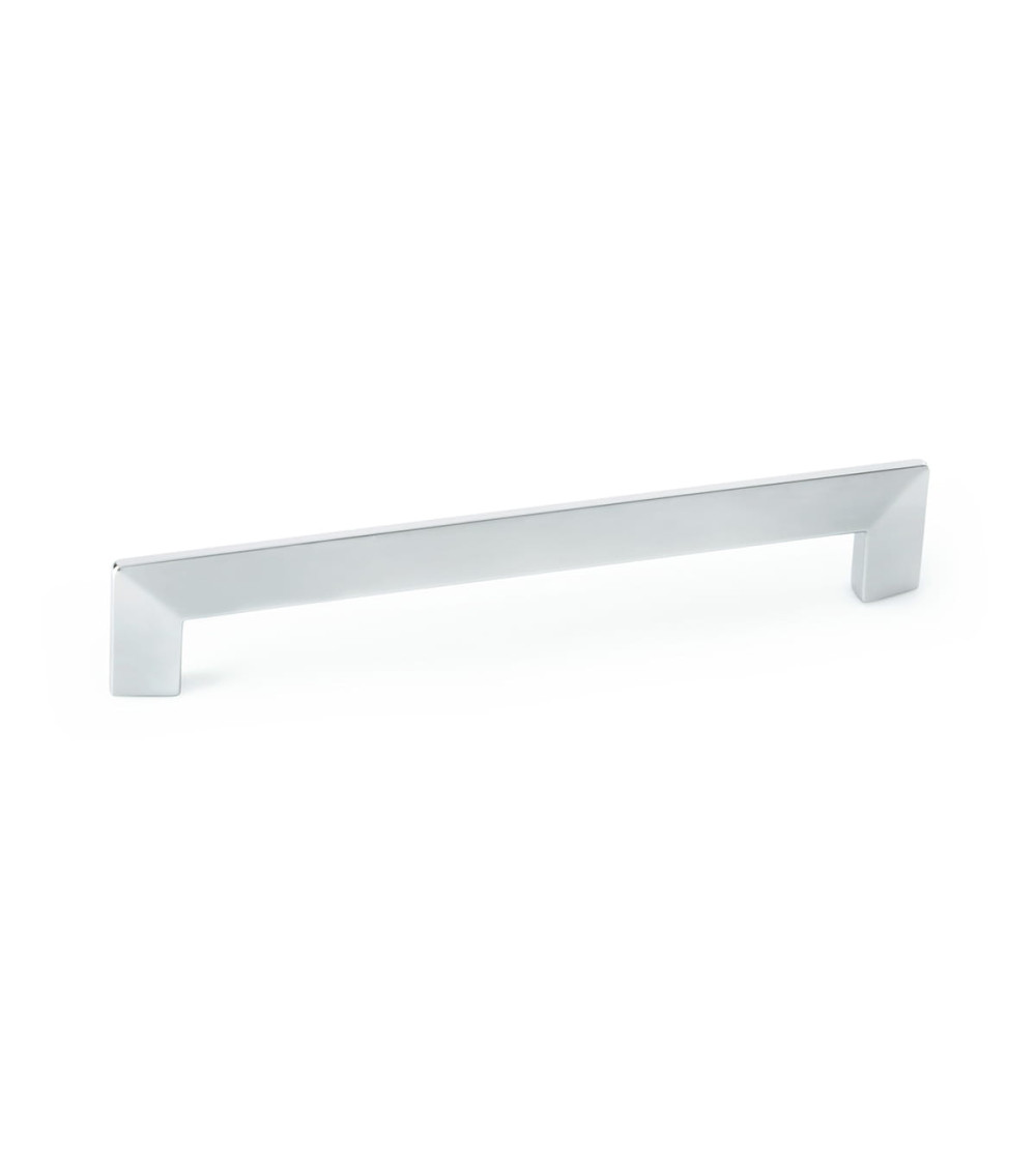 Satin chrome furniture handle HOUSE design handle