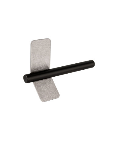 Stainless steel/matt black furniture handle TORN-4 design handle