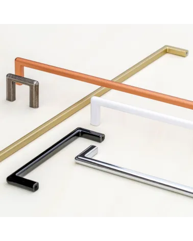 Furniture handle NOX design handle placed on a white surface