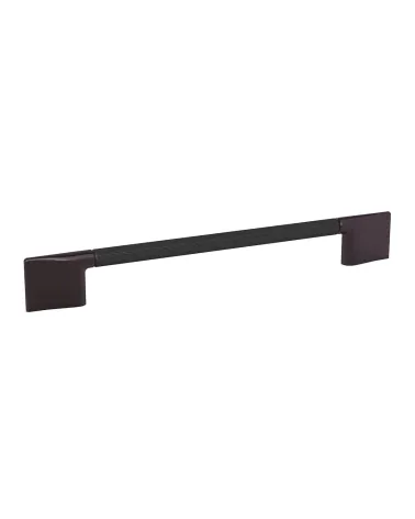 Black anodised/titanium furniture handle REMO ribbed design handle
