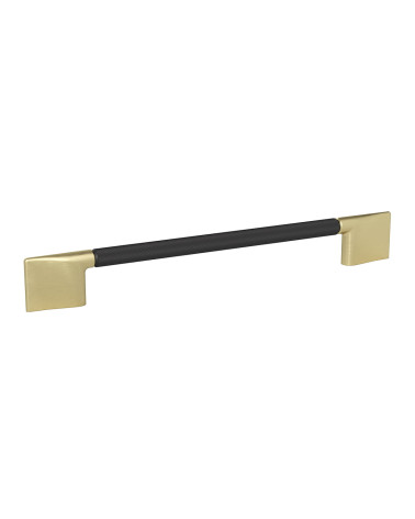 Black anodised/matt gold REMO textured designer furniture handle