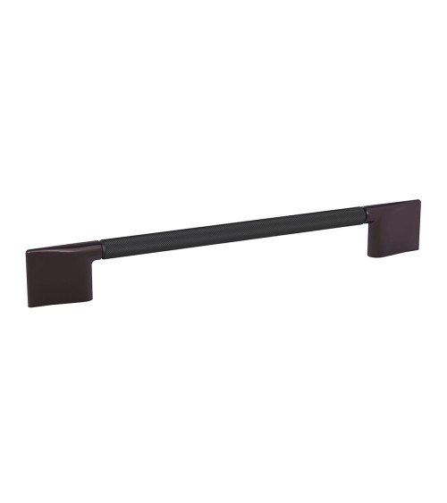 Black anodised/titanium REMO textured designer furniture handle