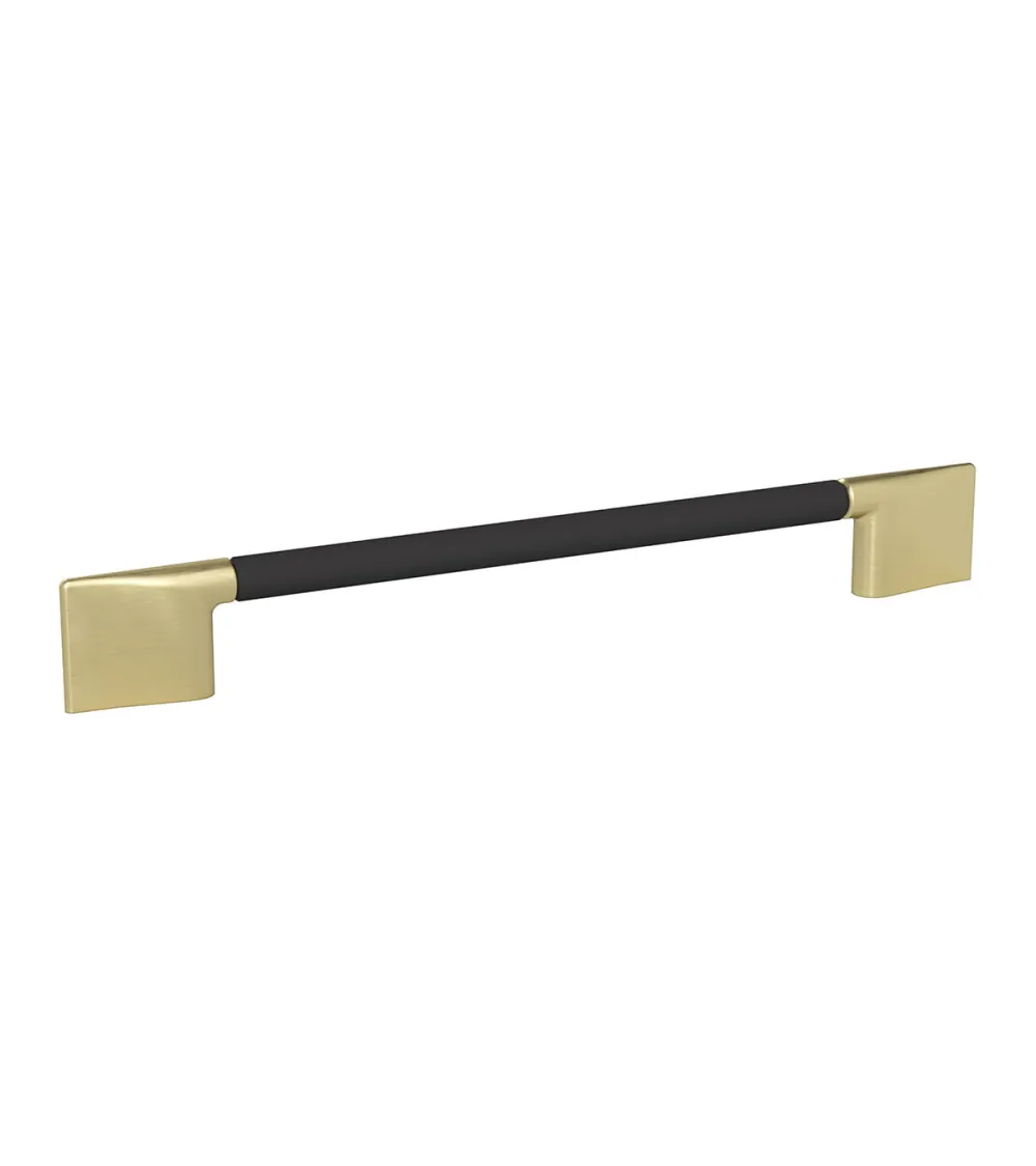 Matt black/matt gold REMO designer furniture handle