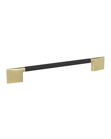 Matt black/matt gold REMO designer furniture handle