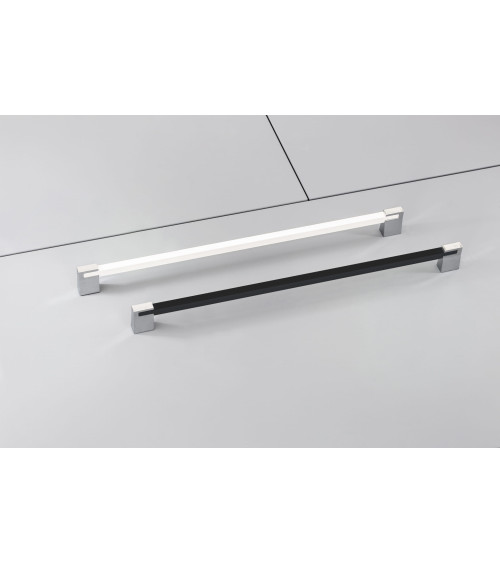 PERO gloss black/bright chrome furniture handle design handle