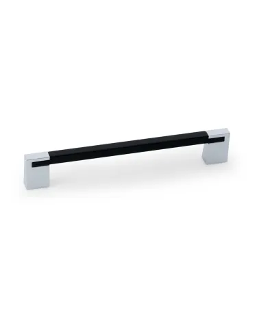 PERO gloss black/bright chrome furniture handle design handle