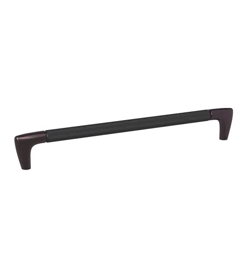 ALAMBRE textured black anodised/titanium furniture handle design handle